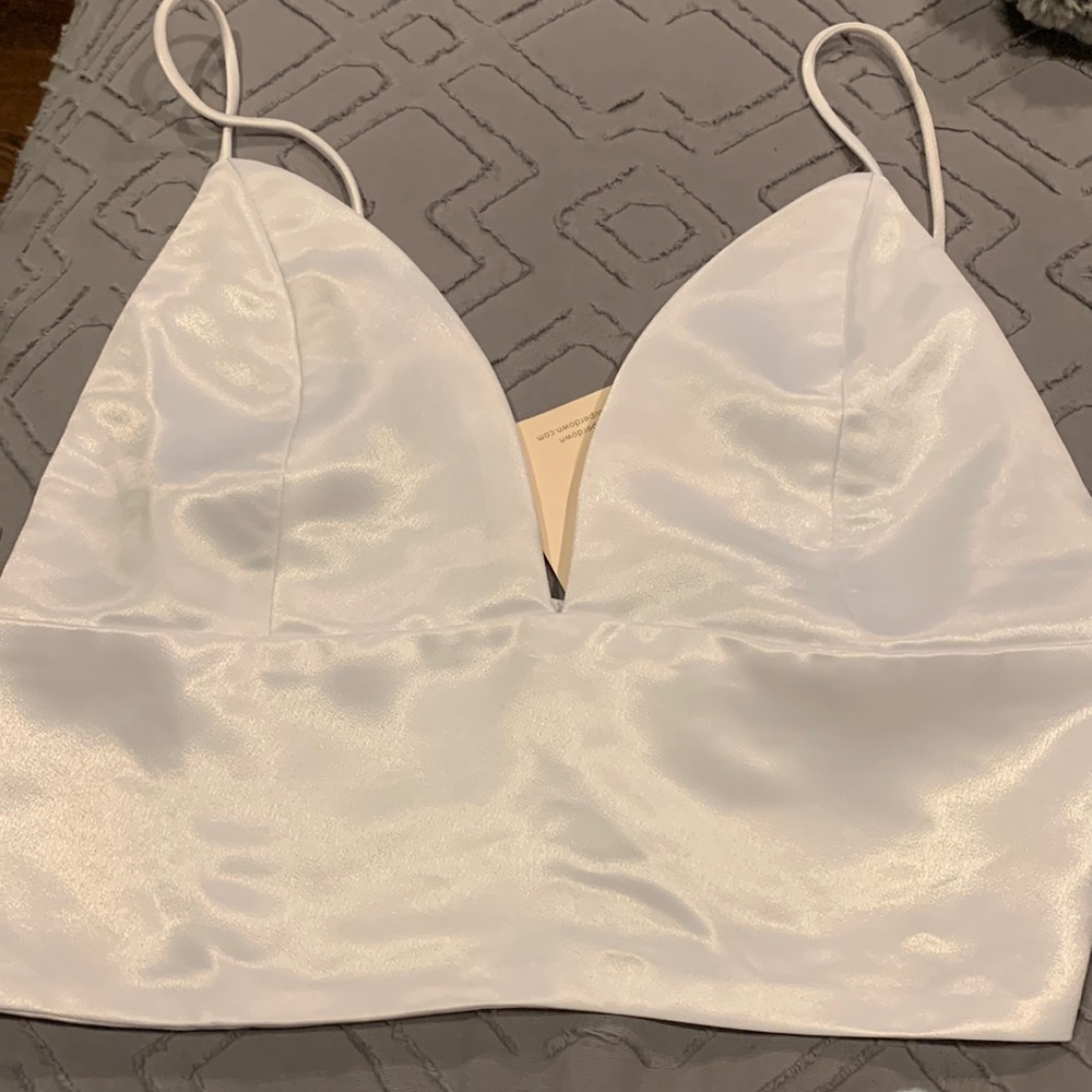 Revolve superdown top white